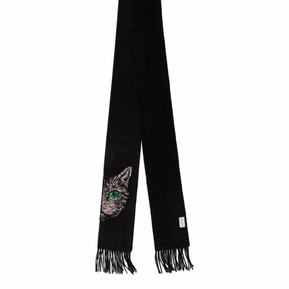 Gucci Silk Cat Scarf